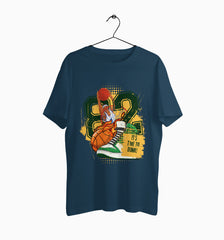 Male Round Neck Half Sleeve Classic | It's Time To Dunk