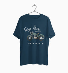 Male Round Neck Half Sleeve Classic | Stay Ride