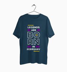 Male Round Neck Half Sleeve Classic | February Legends