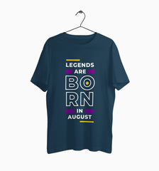 Male Round Neck Half Sleeve Classic | August Legends