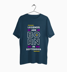 Male Round Neck Half Sleeve Classic | September Legends