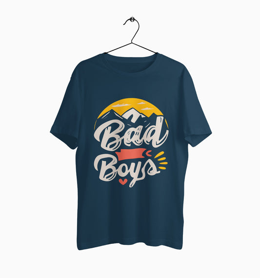 Male Round Neck Half Sleeve Classic | Bad Boys