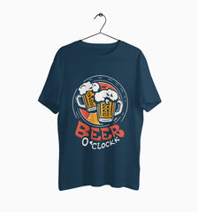 Male Round Neck Half Sleeve Classic | Beer O'Clock