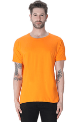 Male Round Neck Half Sleeve Plain Tshirt Multi colours inside