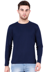 Male Round Neck Full Sleeve | Plain Tshirt Multi colours inside