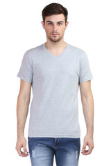 Male Vneck Half Sleeve Plain Tshirt Multi colours inside