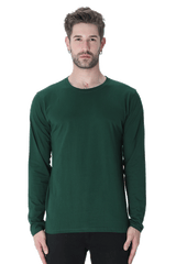 Male Round Neck Full Sleeve | Plain Tshirt Multi colours inside